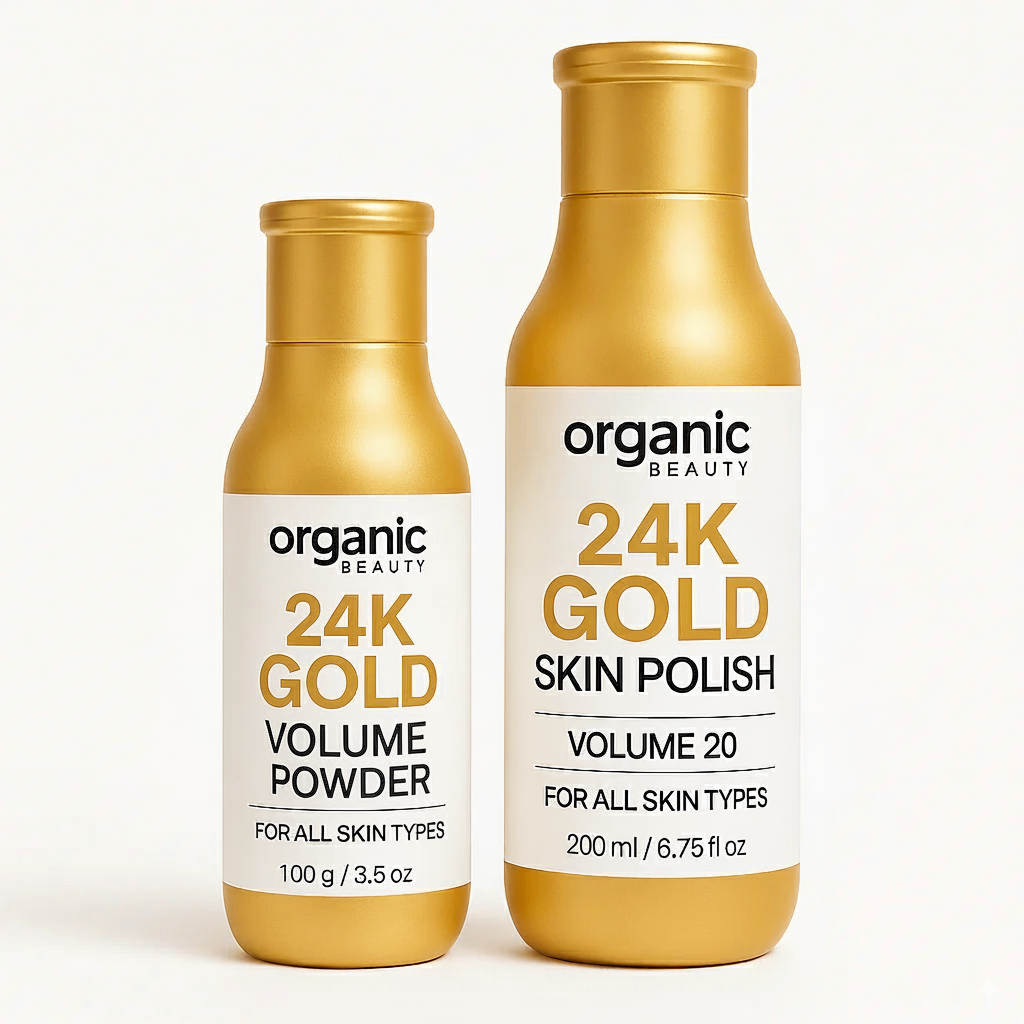 24k Gold skin polish