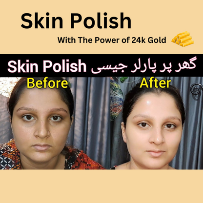 24k Gold Skin Polish With 100% Result