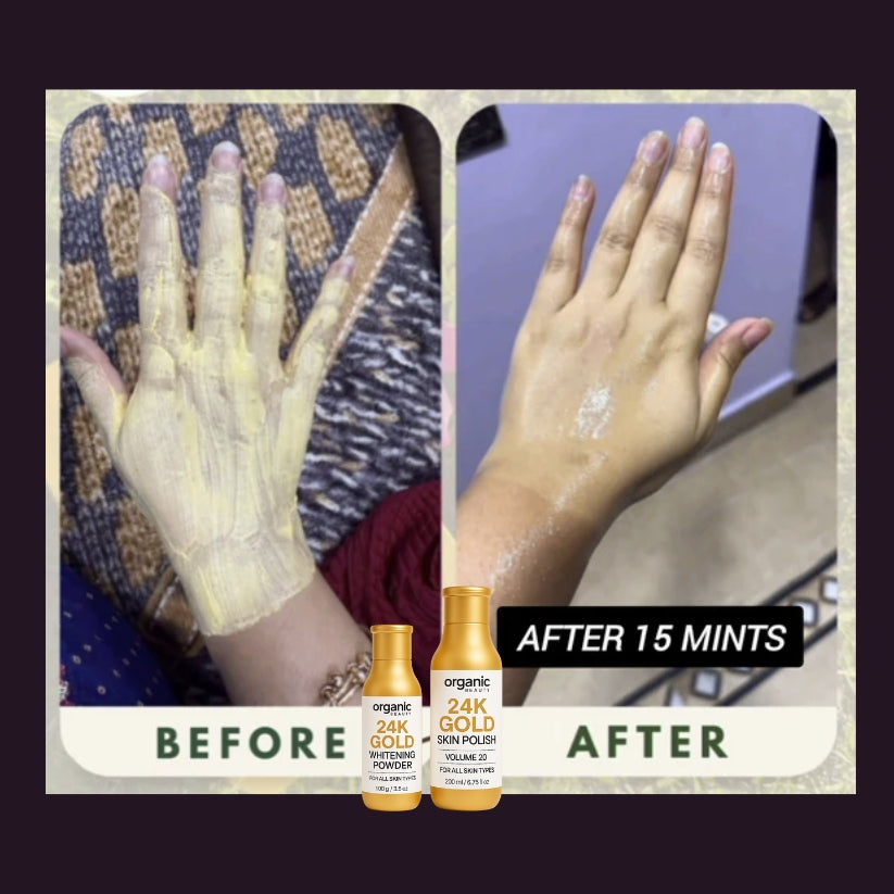 24k Gold Skin Polish With 100% Result